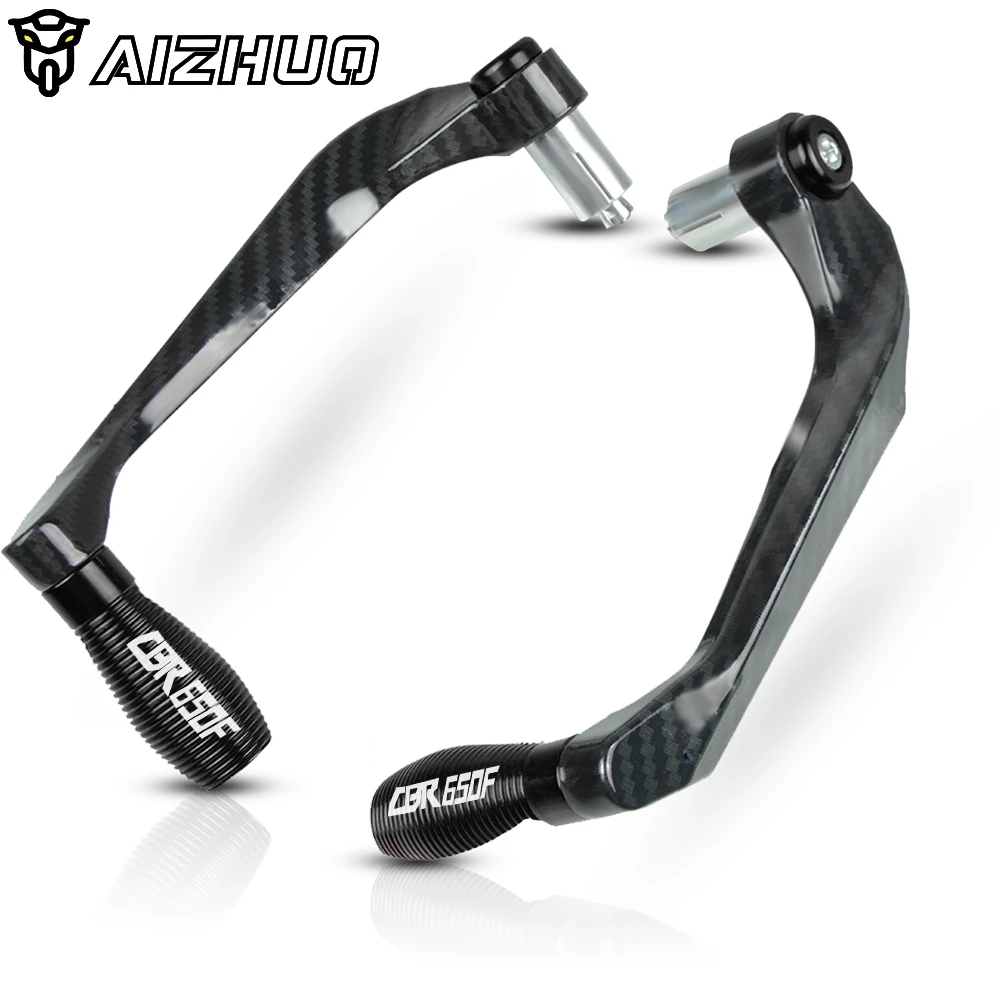 black 7/8" 22mm Motorcycle Lever Guard Brake Clutch Lever Protector Proguard For HONDA CBR650F CBR 650F CBR 650 F - Цвет: black