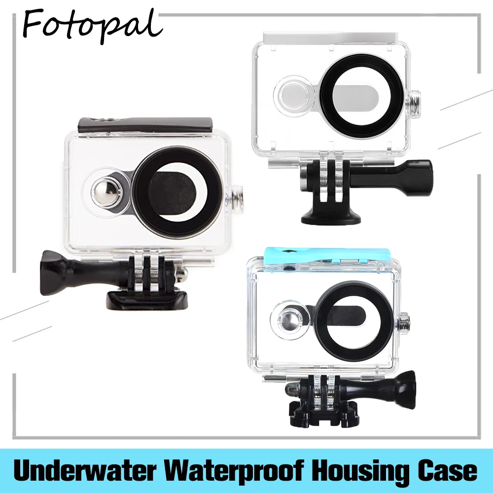 

Fotopal 40 м подводные чехлы Защитный корпус сумка для Xiaomi Yi экшн-камеры для xiaomi чехол