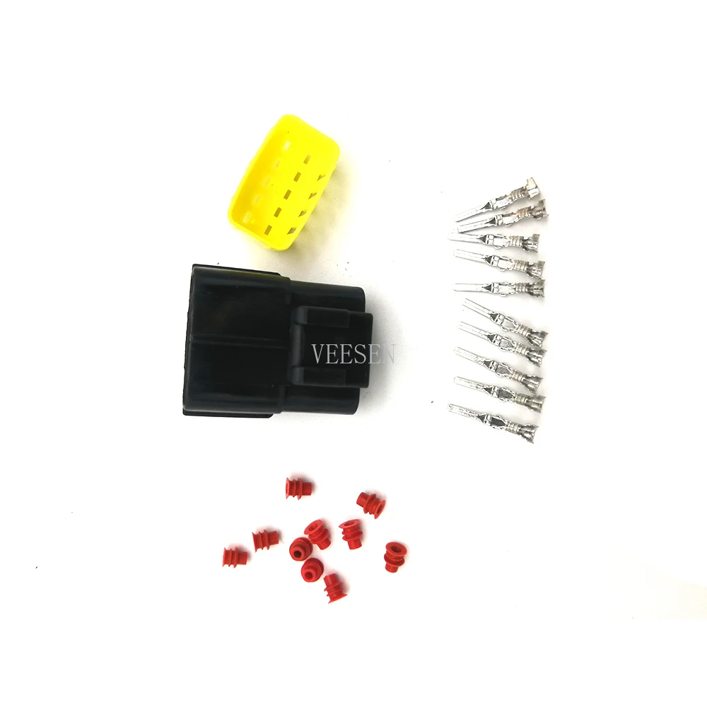 

10Pin Way Male Lamp connector Auto Sealed Electrical Car Waterproof Wire Connector Plug 5SET/10SET Truck Connectors