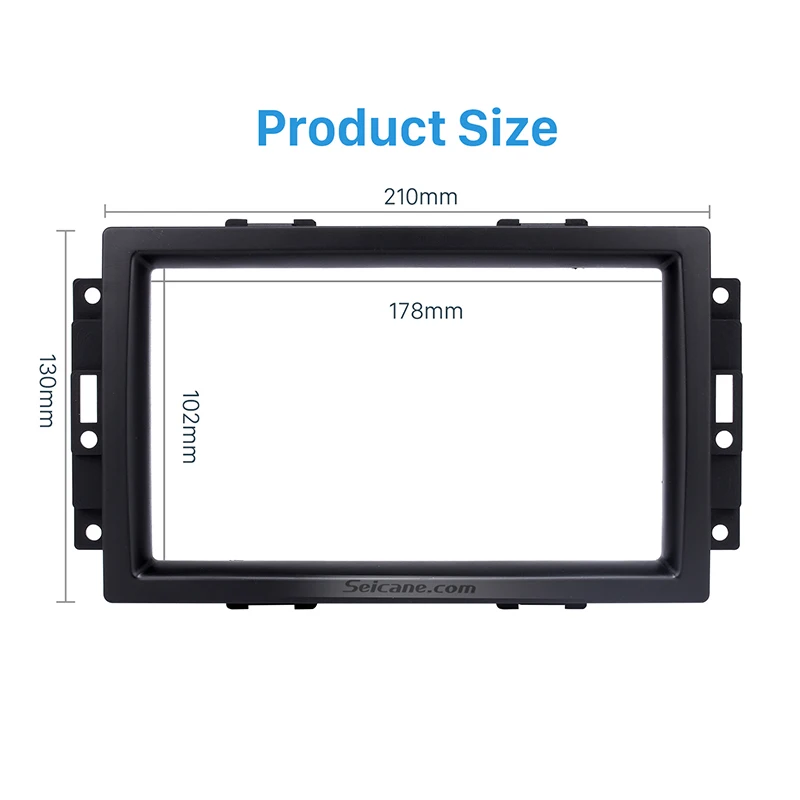Seicane 2Din автомобильный Радио Фасции Аудио установки DVD рамка GPS в тире набор для 2006