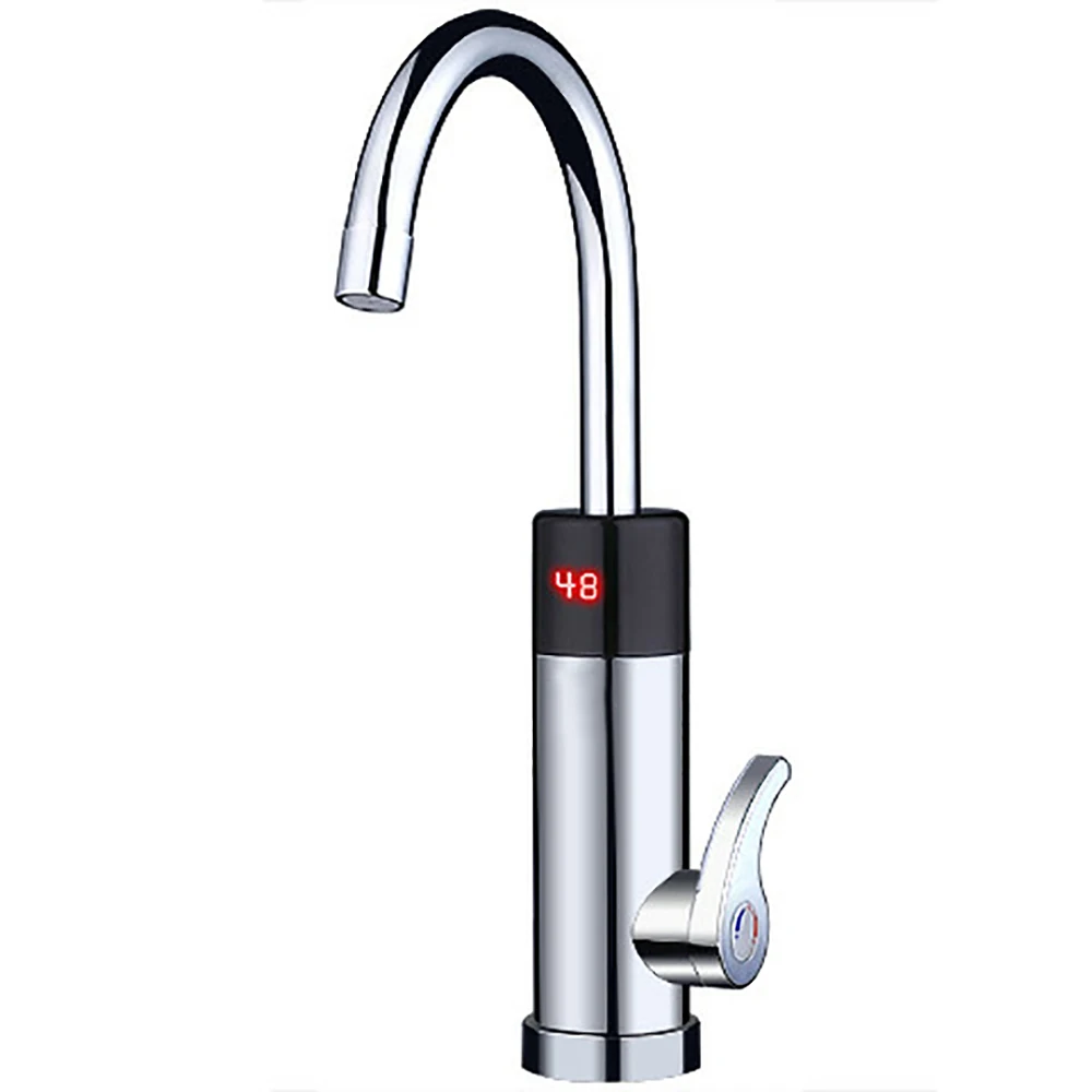 СВЕТОДИОДНЫЙ Электрический кран из нержавеющей стали 3000 Вт с цифровым дисплеем