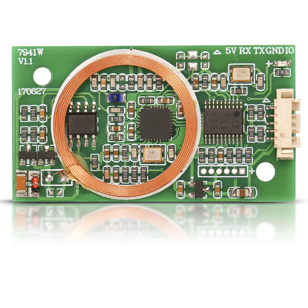 RFID беспроводной модуль с двойной частотой 5 в чтение записи UART ISO14443A 13 56 МГц 125 кГц
