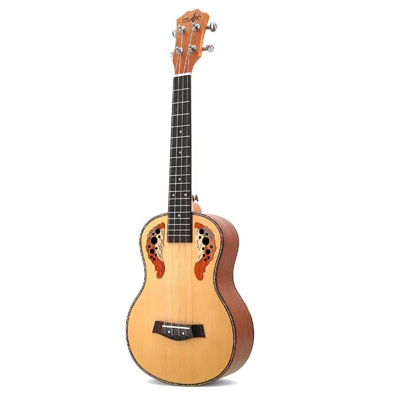 

Миниатюрная гитара укулеле-26 дюймов Концерт Гавайская гитара красного дерева, 4 струнные Гавайские гитары ингман ель Панель винограда отве...