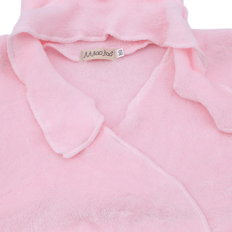

0-24 months Baby Plush Hooded Blanket Warm Soft Swaddle Sleeping Bag Stroller Wrap Clothes Sleeping Bags