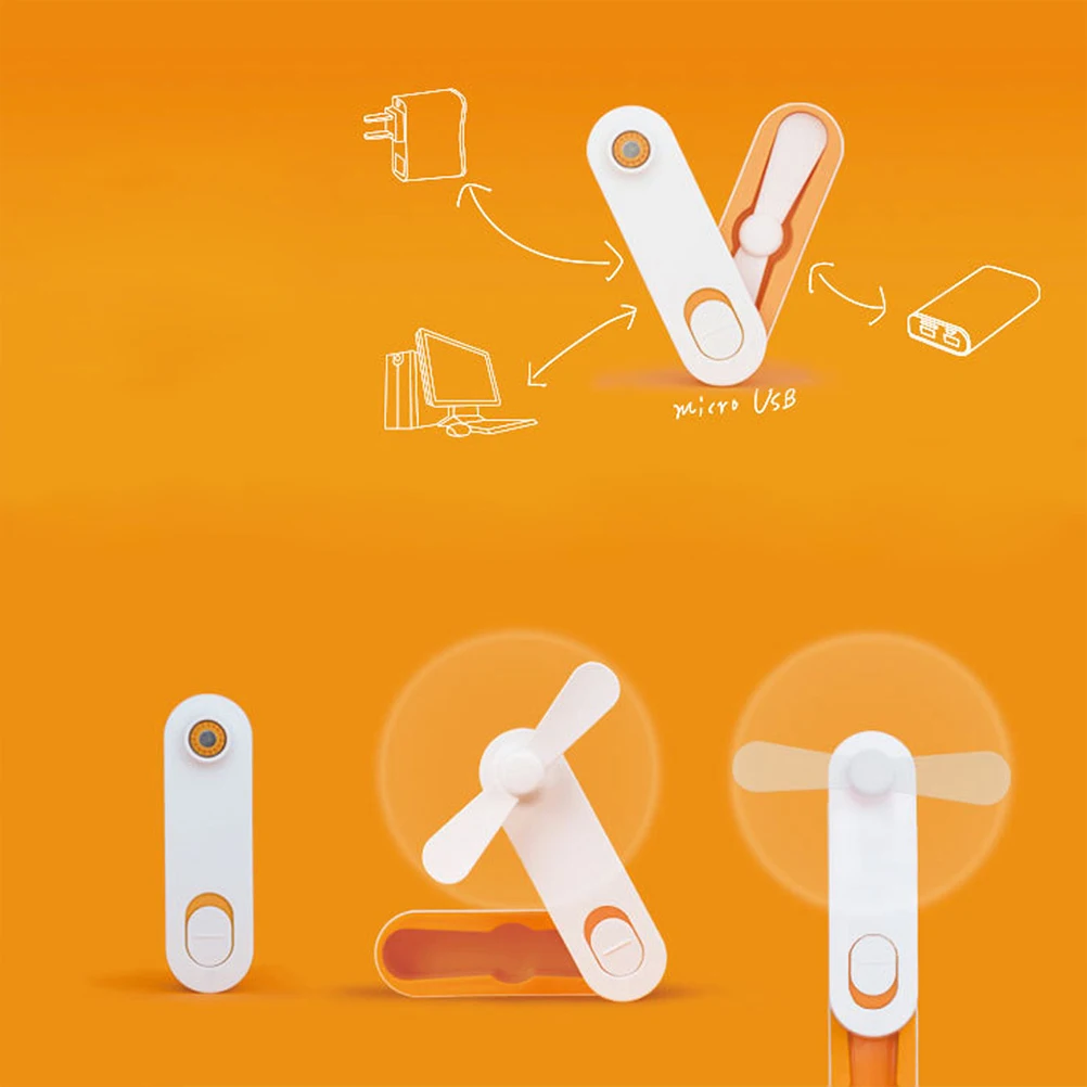 

Folding Mini Handheld Fan Electric Personal Fan Mini Fan USB Rechargeable Battery Powered Hand Fans