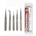 Высокоточный Пинцет VETUS для ресниц, антистатический пинцет из нержавеющей стали, профессиональный инструмент для наращивания ресниц, макияж