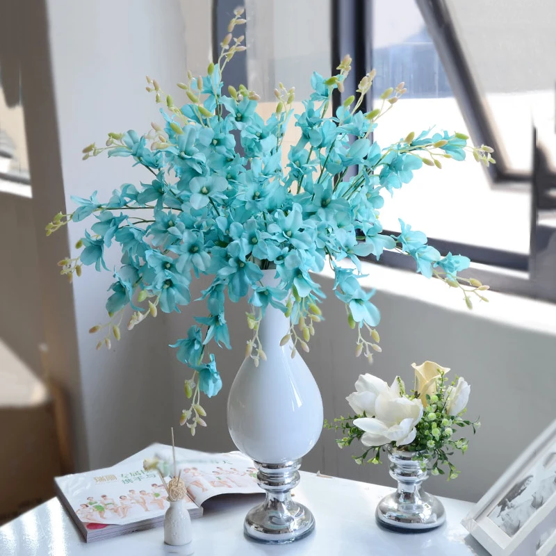 Искусственные цветы орхидеи JAROWN шелковые ветки цветок каттлеи Бабочка Орхидея