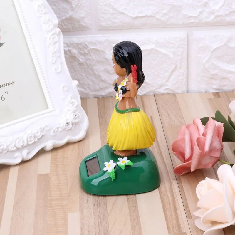 Автомобильные украшения гавайская девочка Hula Вибрирующая голова игрушка на