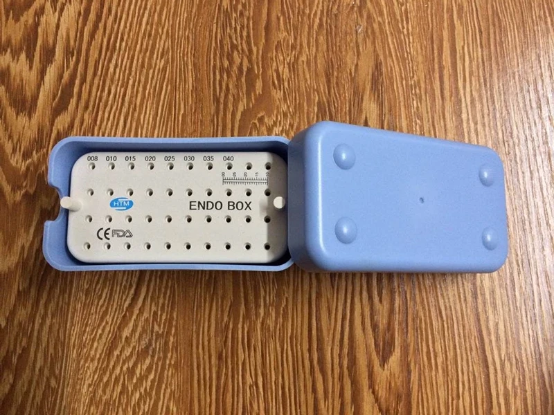 1 шт. Новая Стоматологическая синяя пластиковая эндоскопическая коробка с