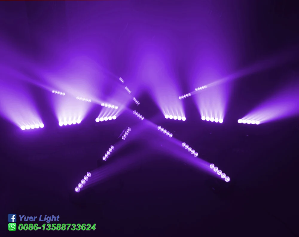 Новый светодиодный светильник с движущейся головкой 5x20 Вт RGBW 4 в 1 сценический CMY