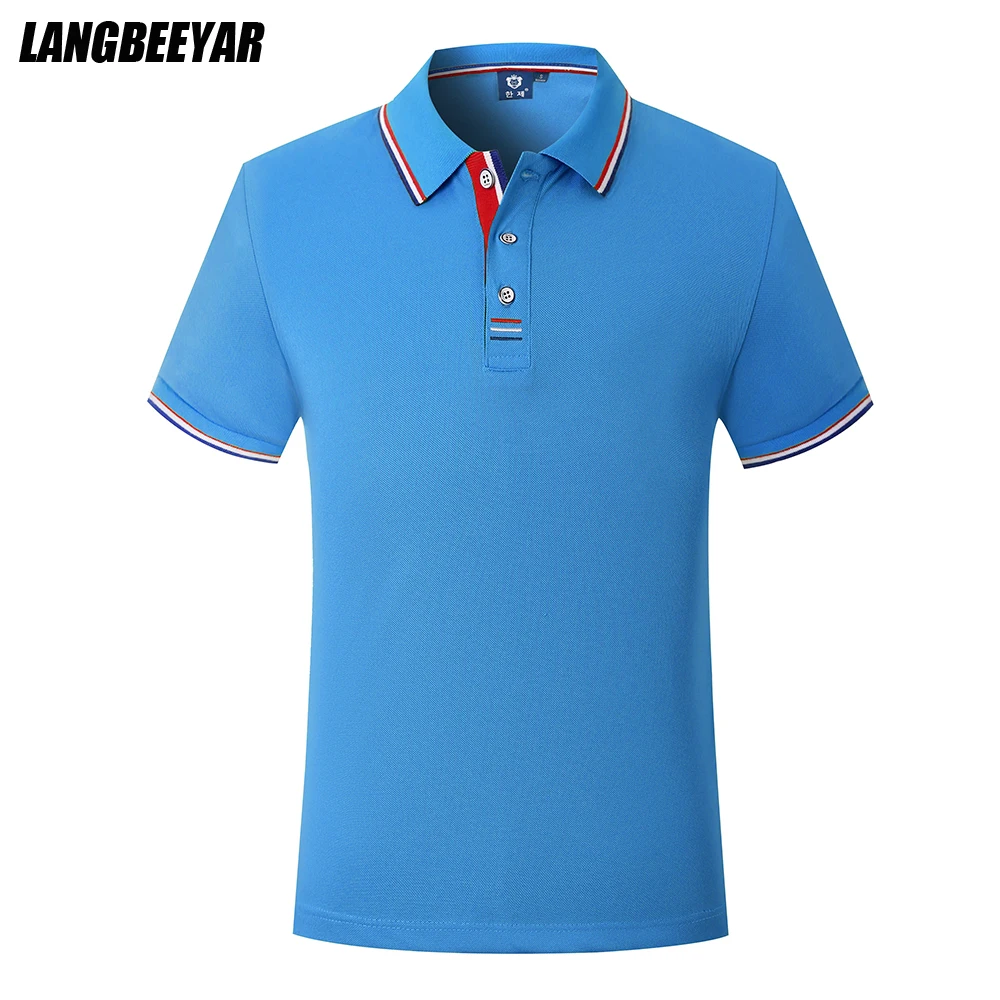 

New Summer Brand Cotton Spandex Designer Solid Color Mens Polo Shirts With Short Sleeve Casual Tops Fashions Men Clothing 2021