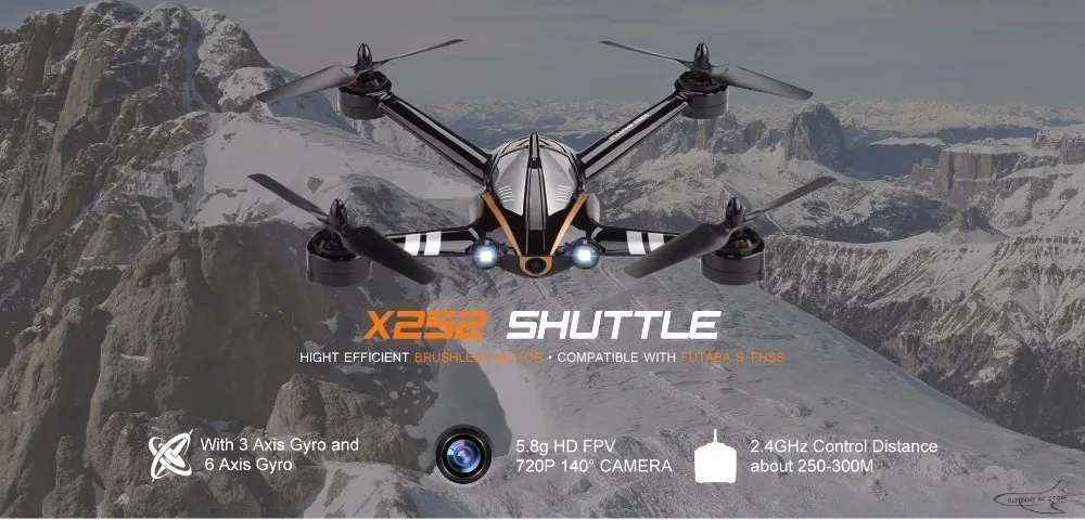 XK X252 5,8G в режиме реального времени FPV RC Квадрокоптер с широкоугольной hd-камерой 720P и бесщеточным Мотором 3D 6G режим RTF ZLRC