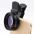 Универсальные Объективы для телефона, объективы рыбий глаз Hd 0.45x с широкоугольным зумом 12.5x, комплекты для макросъемки камер с клипсой для смартфона