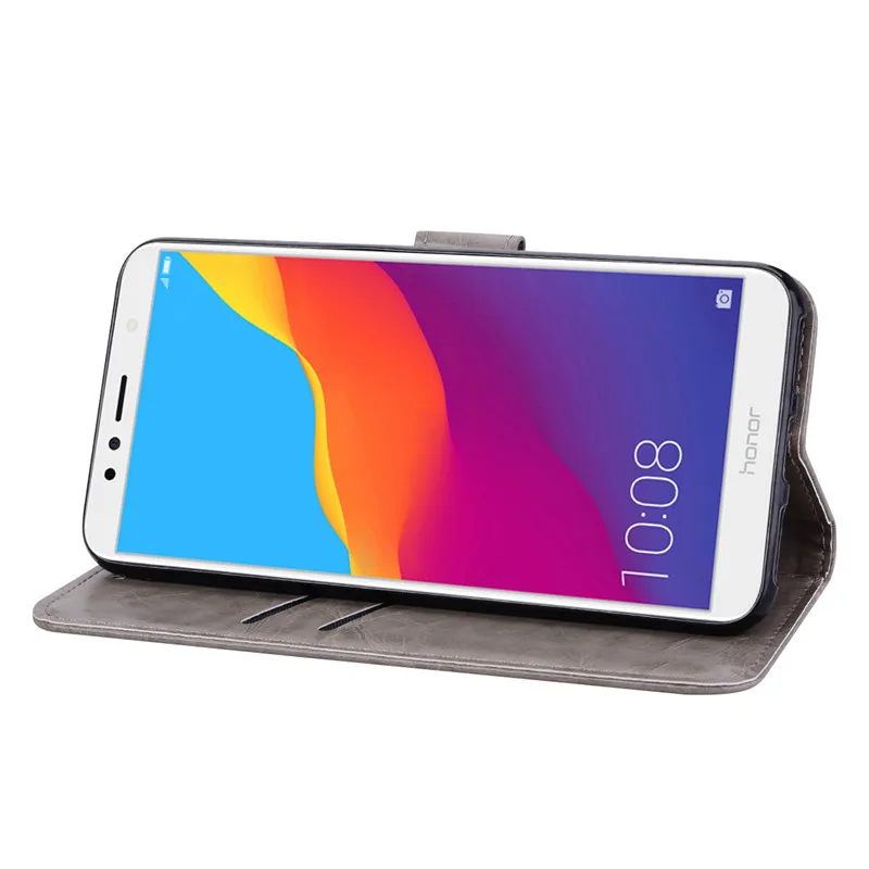 Huawei Honor 7C AUM-L41 чехол 5,7 дюймов кожаный чехол-книжка для huawei Honor 7C Honor 7C 5,7 русский флип-чехол