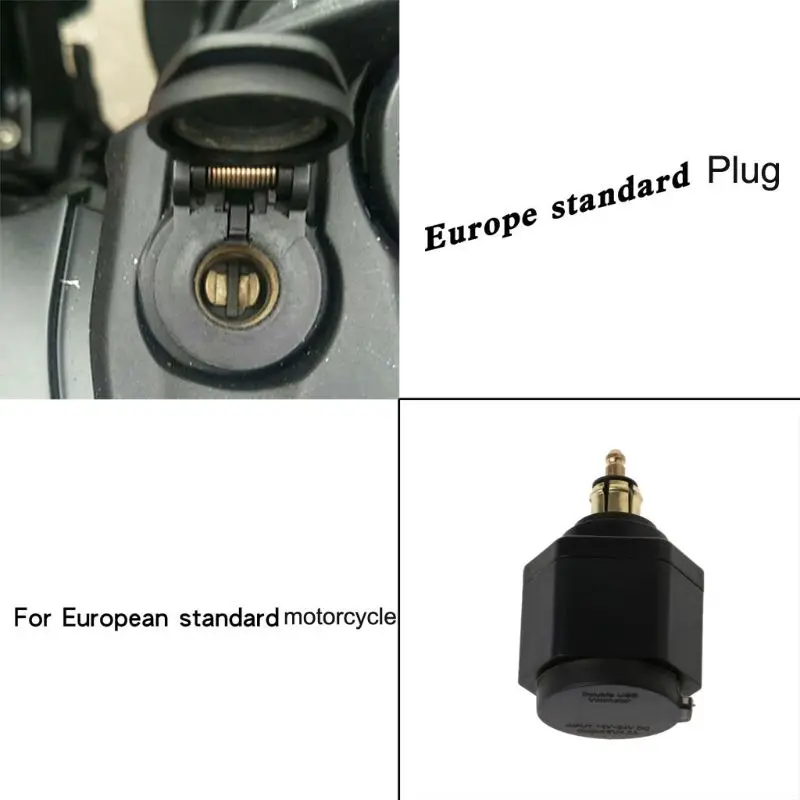 Универсальное зарядное устройство Hella DIN 12 В для мотоцикла 2.1A с двойным USB