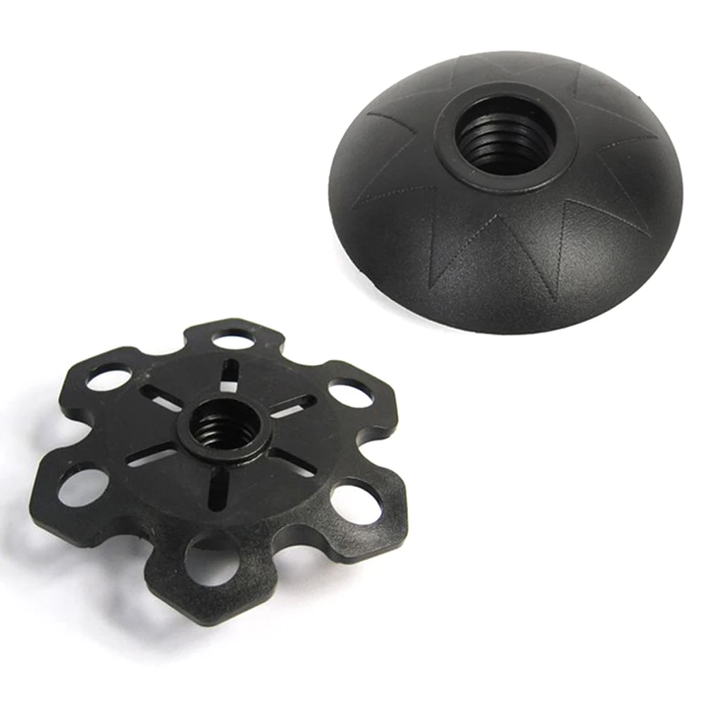 

4pcs Rubber Tips Durable Heavy-Duty Black Replacement Rubber Tips for Walking Hiking Trekking