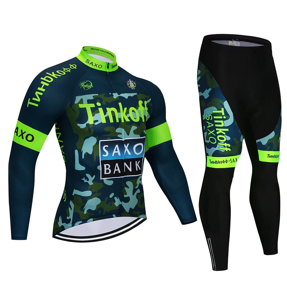 

2022 Tinkoff Long Sleeve Cycling Jersey Sets Bicycle Clothing Bike Wear Clothes Roupa Ropa De Ciclismo Bike Clothes Kit