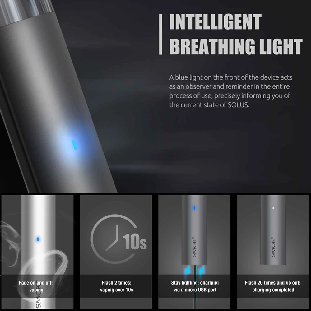 Новинка! Оригинальная система SMOK Solus Pods электронная сигарета вейп с