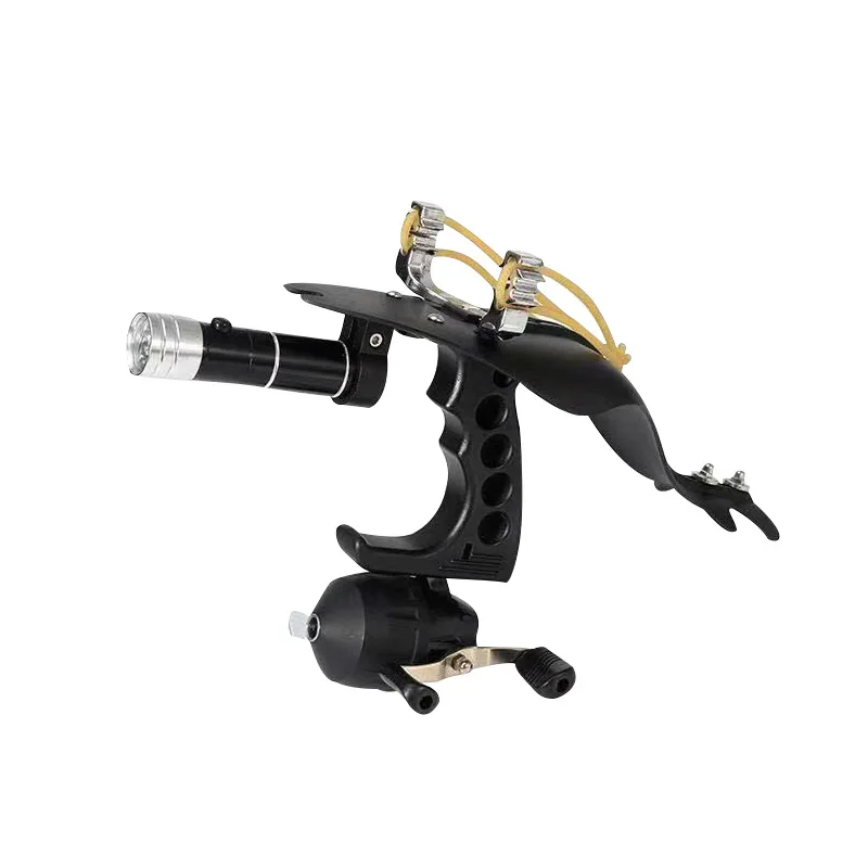 

2019 High Quality Laser Slingshot Black Hunting Bow Catapult Fishing Bow Outdoor Powerful Slingshot for Shooting Crossbow Bow