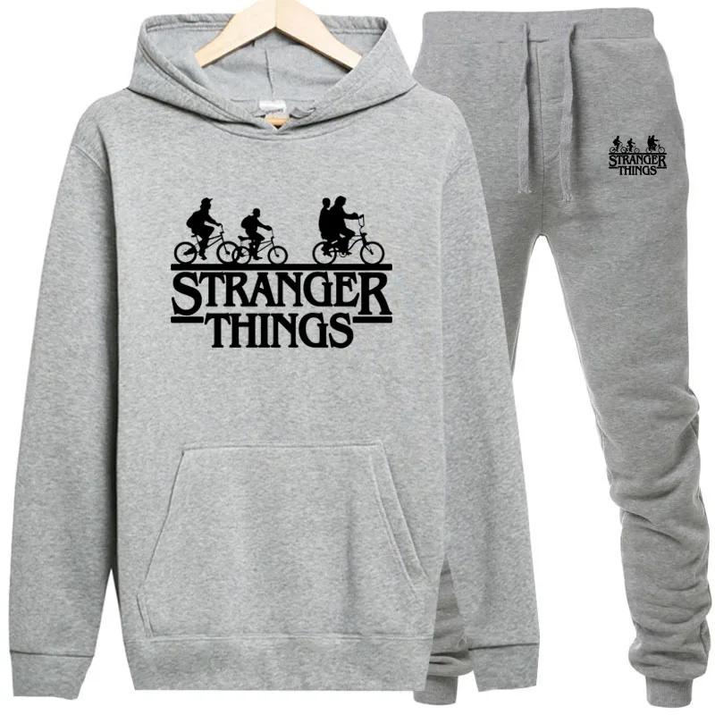 Брендовые модные толстовки с капюшоном странные вещи худи напечатанными буквами