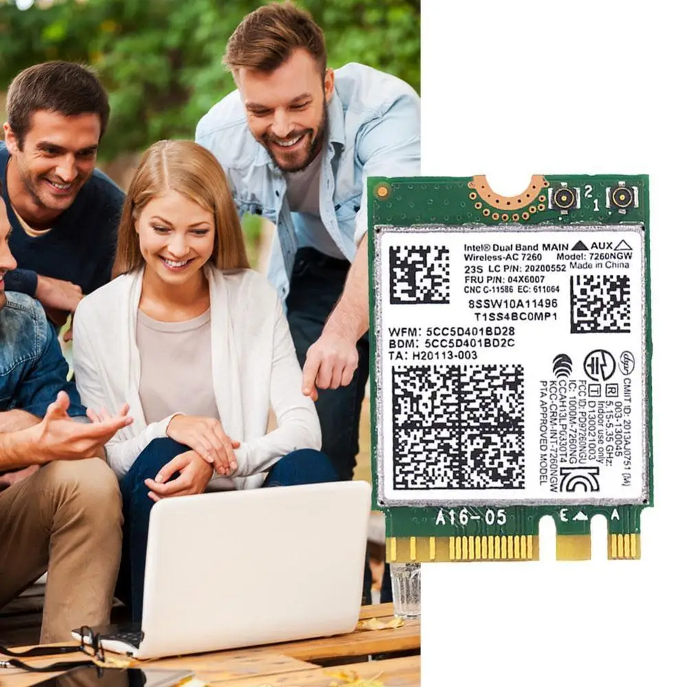 

Suitable For Lenovo T440 X240 Y40 Y70 Y50 7260AC wireless 4.0 04X6007 network card Bluetooth-compatible -compatible 4.0