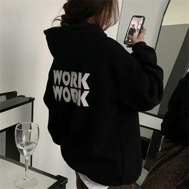 

Женская толстовка с капюшоном, в стиле «хип-хоп»