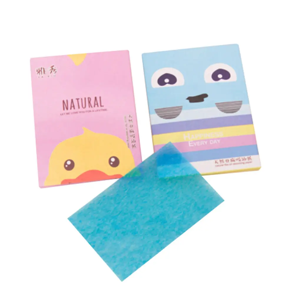 

50 Sheets/Pack Random Pattern Send Make Up Oil Absorbing Blotting Facial Face Clean Paper Beauty Tools