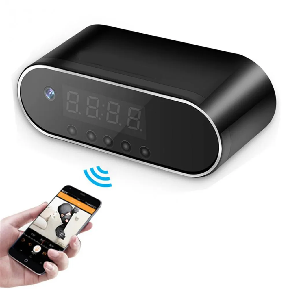 AnceEye 1080P мини часы с поддержкой Wi Fi и камерой P2P няня камера датчиком движения