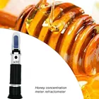 Портативный Размеры 58-90% воды рефрактометр для мёда с калибровка по оптовым ценам мед измеритель влажности инструменты