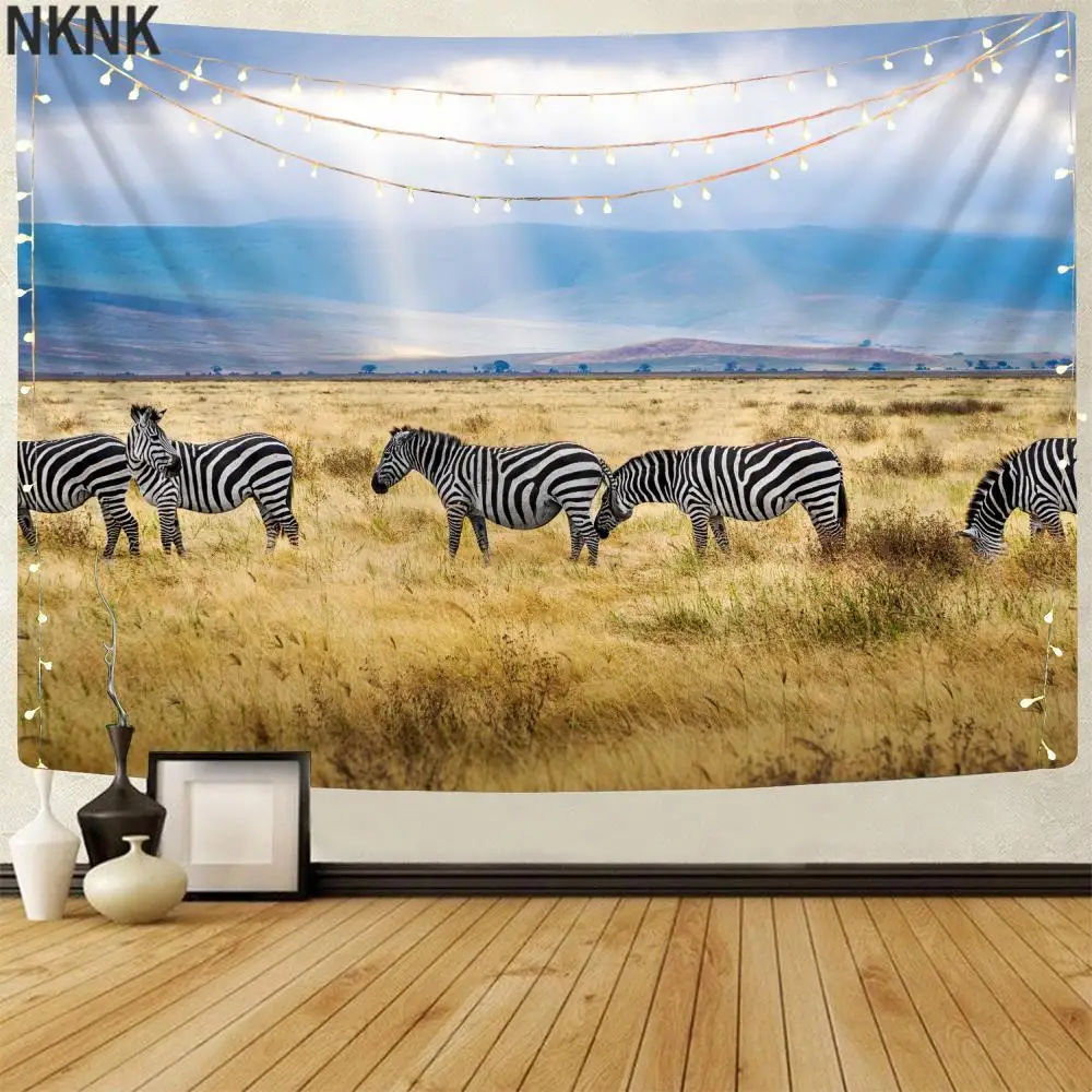 

Настенный Гобелен NKNK с рисунком животных, мандала, семейные домашние гобелены, ландшафтный декор, мандала, Премиум полиэстер