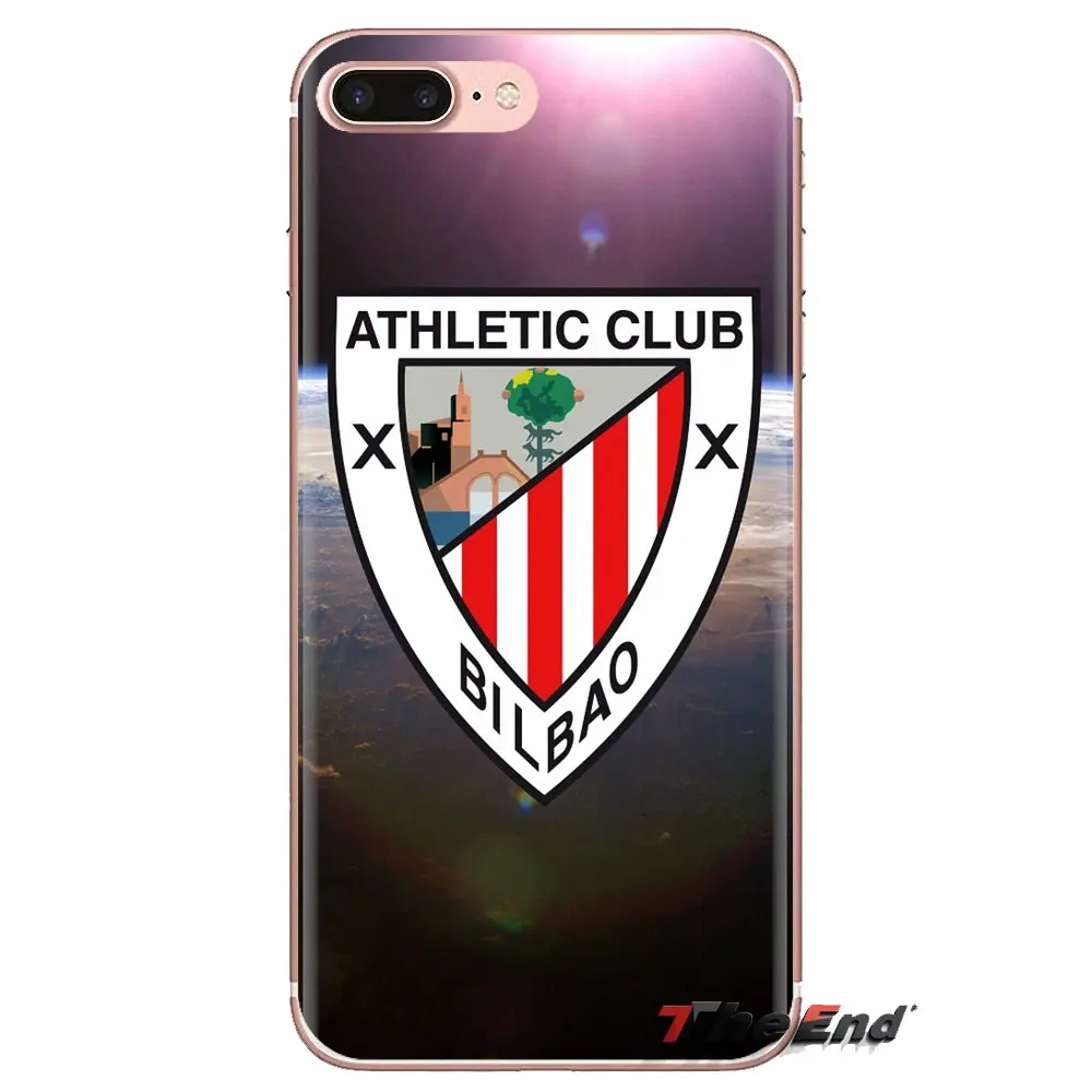 Мягкий ТПУ чехол для телефона спортивный клуб Bilbao FC Логотип huawei G7 G8 P7 P8 P9 P10 P20 P30 Lite