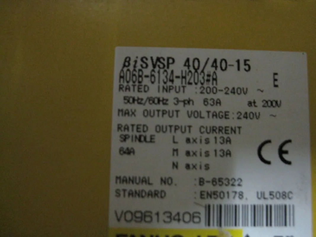 Fanuc Control Driver A06B-6134-H203#A Servo Used In Good Condition | Инструменты