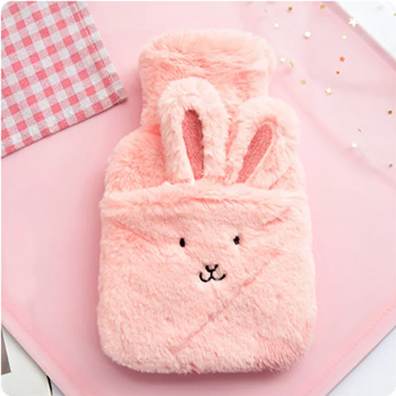 Крышка для бутылки с горячей водой Saim мультяшная плюшевая милая сумка подогрева