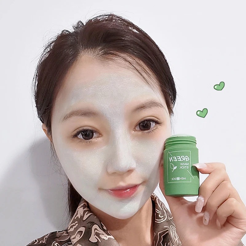 Poreless глубокого очищения палочка для маски Зелёный чай Баклажан масло Управление