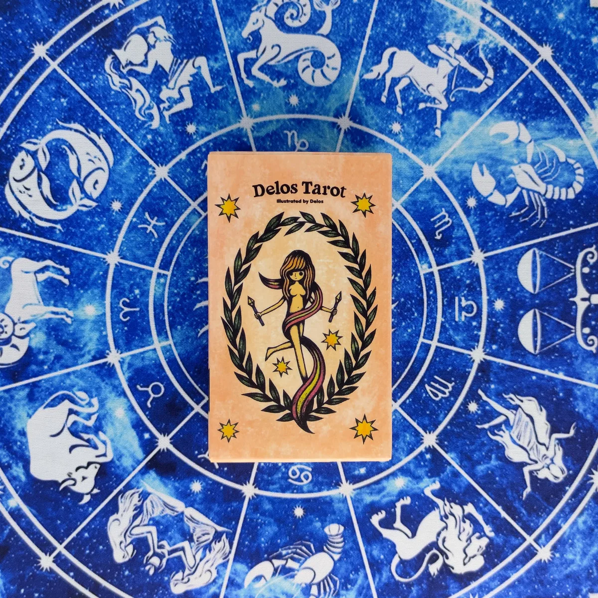 Delos Таро карты гадания колода развлечения вечевечерние настольная игра