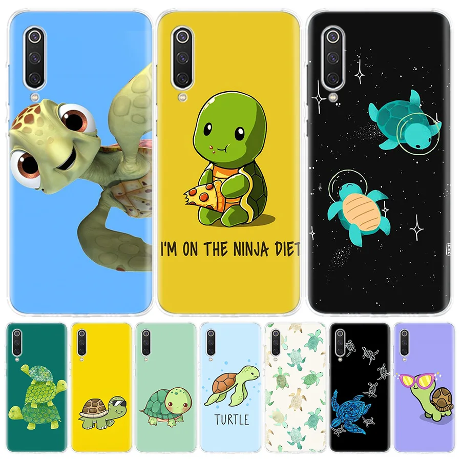 

Cartoon Sea Turtle Tortoise Silicon Call Phone Case For Xiaomi Redmi Note 10 Pro 11 9 10S 8 9S 11S 11T 8T 7 9A 9C 9T 7A 8A Cover