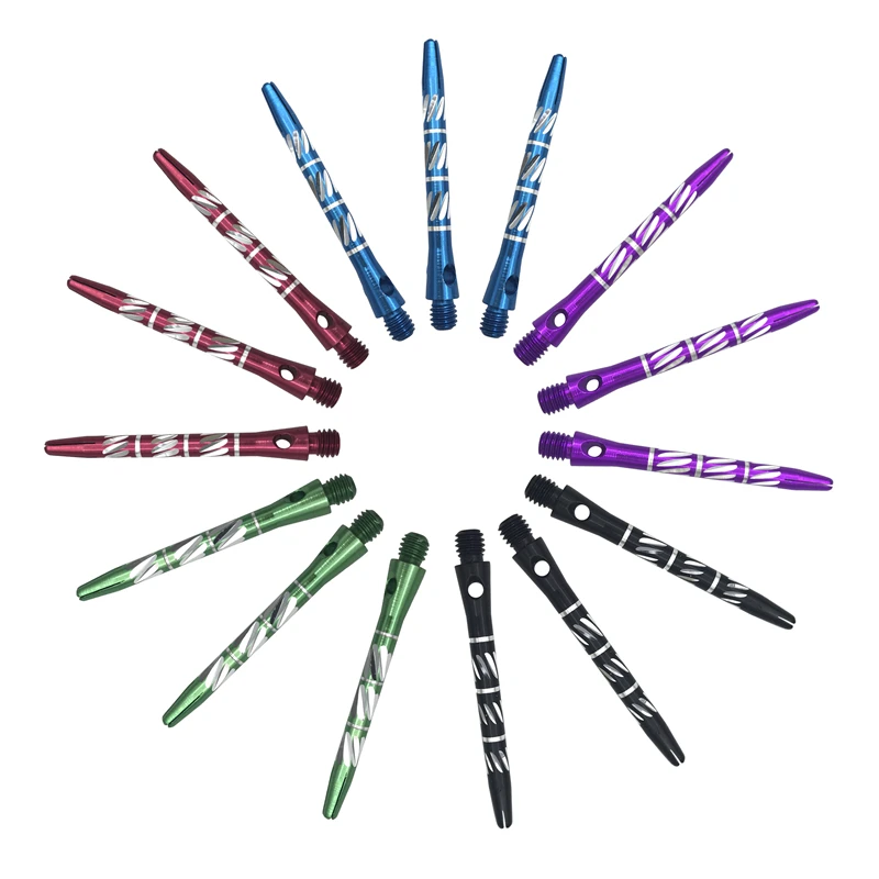 Новинка 3 шт Хроматическая Дротика s валы 45 мм Материал вала из алюминиевого