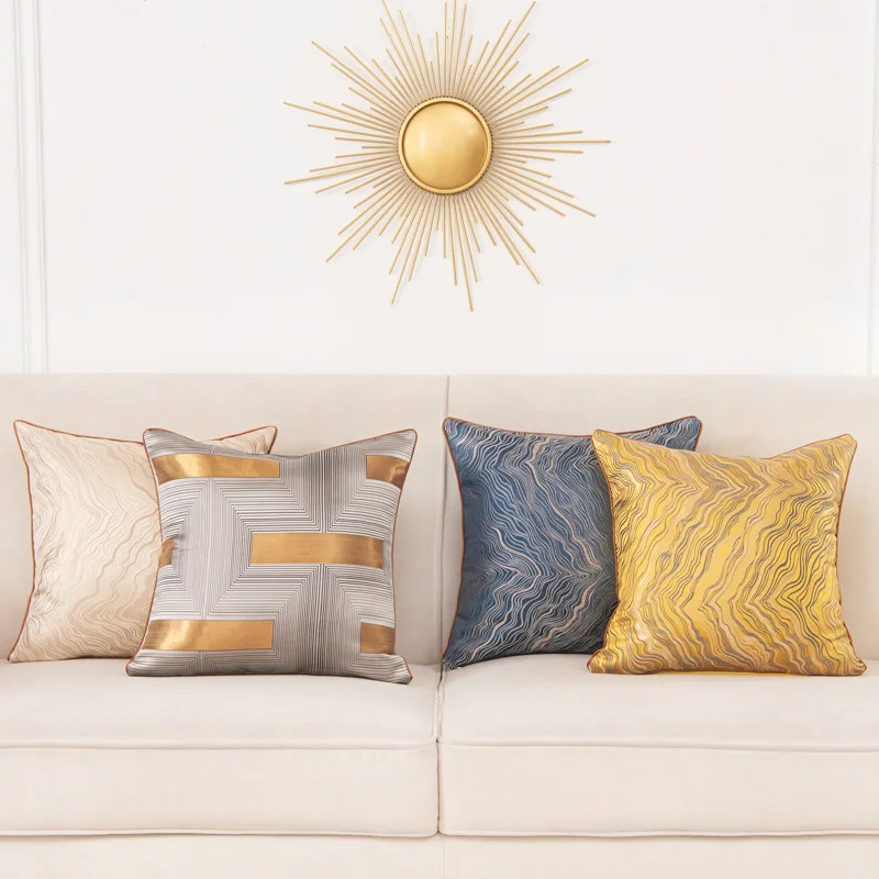 

Quality Cushion Cover 2021 New Decorative Throw Pillow Cover for Sofa Embroidery Soft Cushion Covers Home Decor 45x45cm Beige