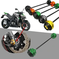 for kawasaki z800 z1000r z1000sx ninja 1000 motorcycle front axle wheel drop ball shock absorber crash sliders protection pad