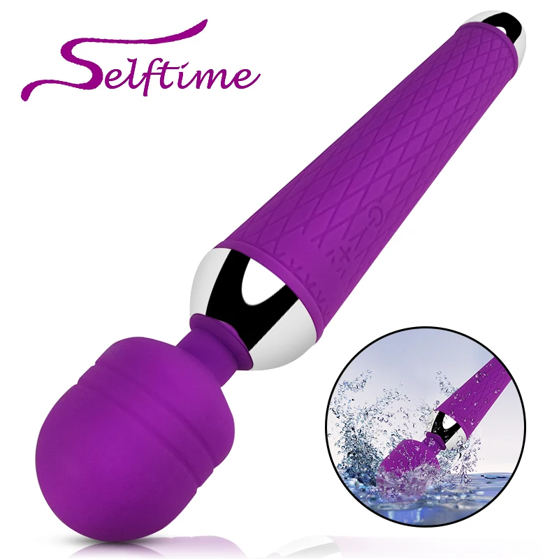 Волшебная палочка секс вибраторы для женщин USB перезаряжаемая Вибрирующая G Spot