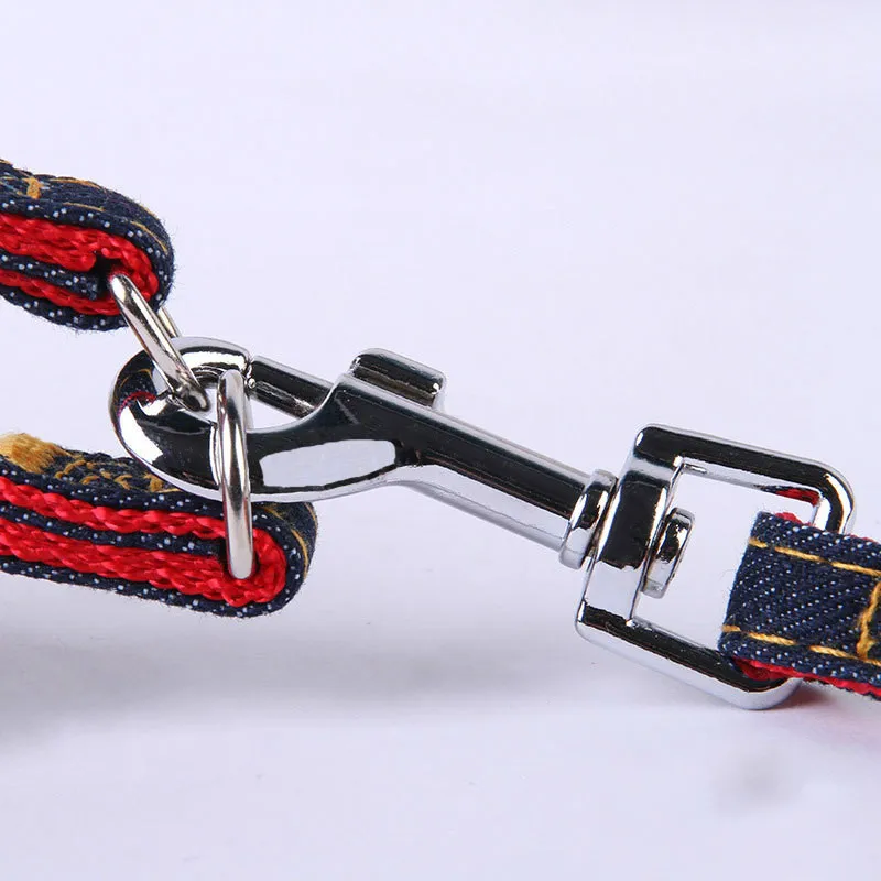 Поводок для домашних животных набор поводок собак джинсовый нейлоновый