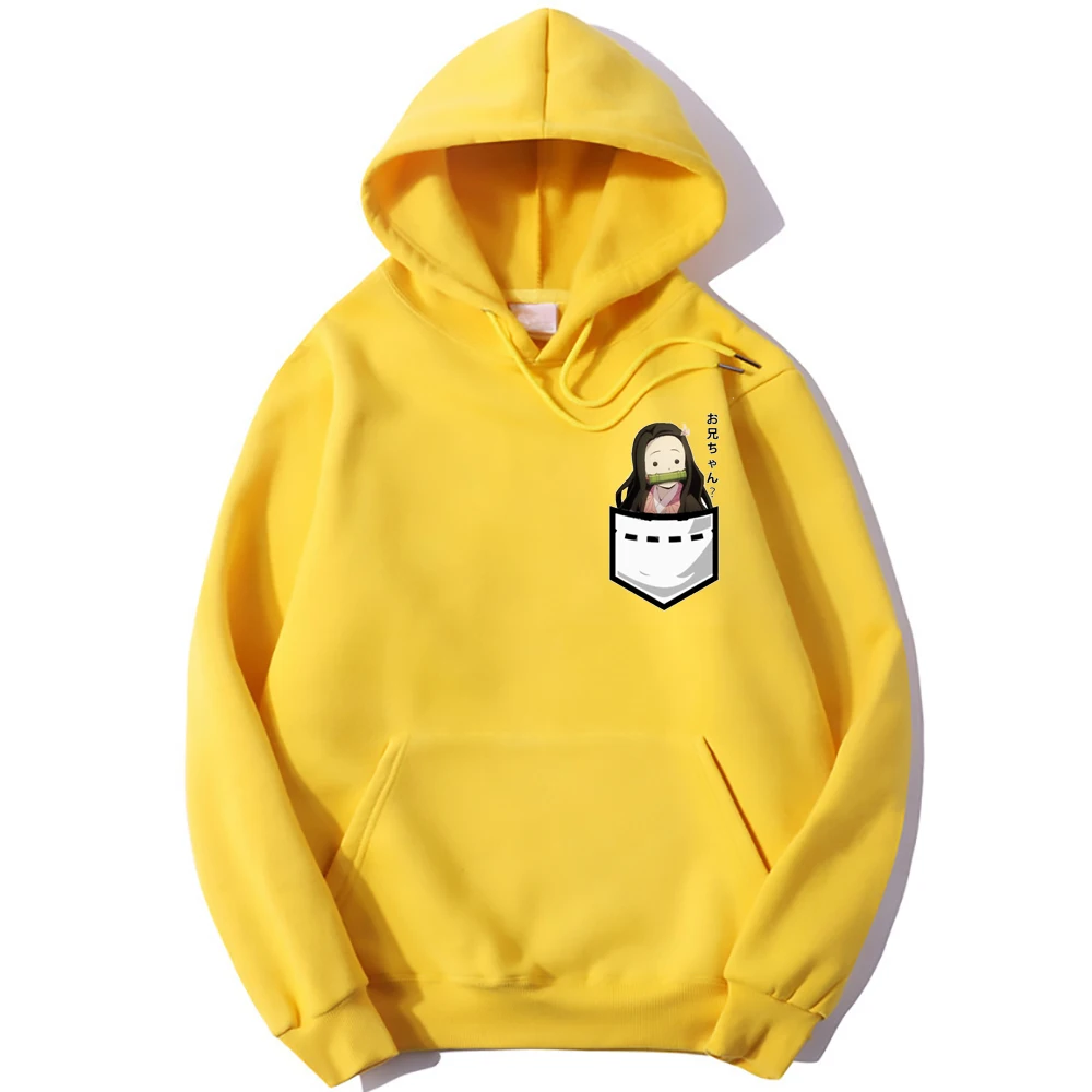 

Anime Demon Slayer Hoodies Men's nezuko kamado Print Sweatshirt Women Streetwear Long Sleeve Casual Pullover Hip Hop Hoodie Tops