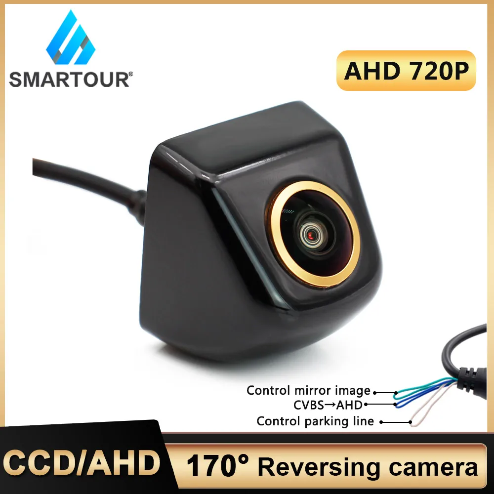 SMARTOUR HD 1080P * 720P объектив ночного видения рыбий глаз для автомобиля задний вид AHD CVBS