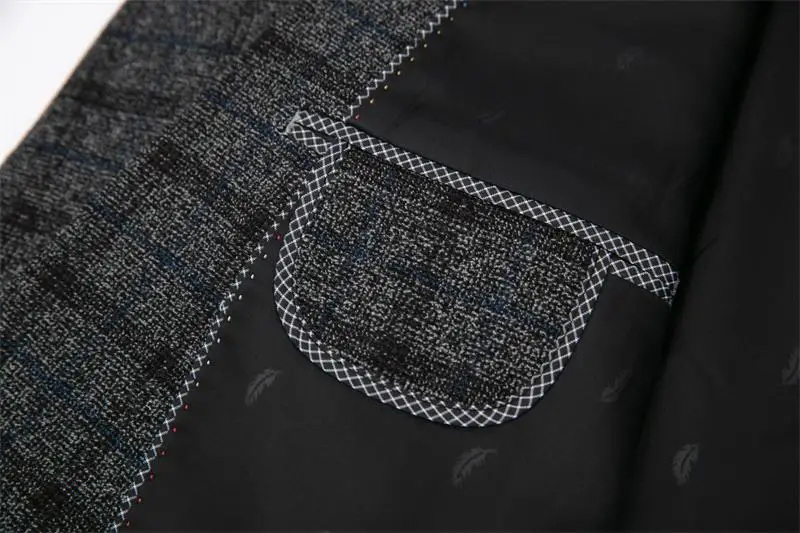 Плюс размер 8XL 7XL 6XL Повседневный костюм для мужчин среднего возраста высококачественный весенне-осенний костюм с сеткой куртка мужские куртки и блейзеры