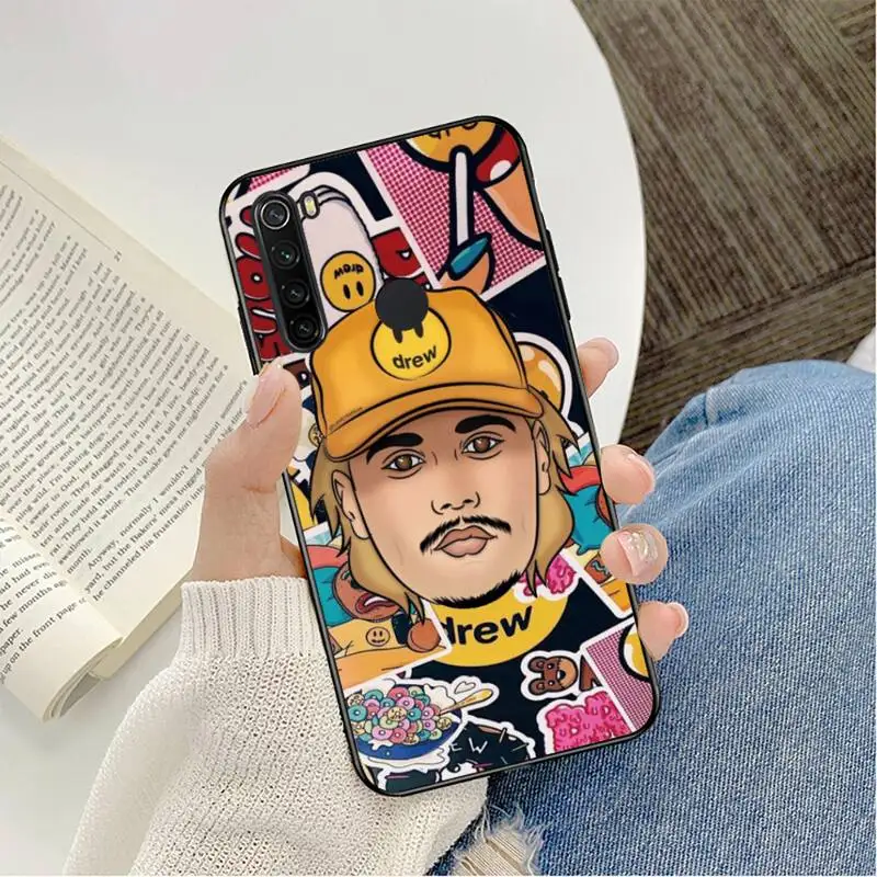 

Luxury brand Drew House Justin Bieber Phone Case Phone Case For Redmi K20 Note 5 7 7a 6 8 Pro note 8T 9 Xiaomi Mi 8 9 SE