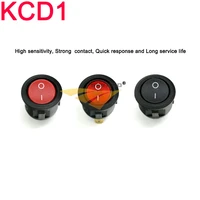 1510pcs 23mm kcd1 round rocker switch 23pin on off on 23 position 6a250vac 10a125vac spst led car push button switch
