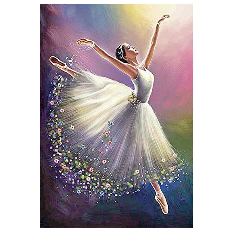 Home Decoration 5D Diamond Painting Full Drill Square Dancing girl DIY Diamond Art Embroidery