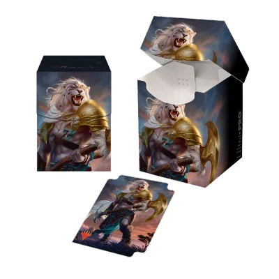 Прозрачный Ультра Pro Deck Box UMA Ultimate Master Art настольные игры карты TCG колода чехол для магических карт MGT/Pkm/YGO/сборные игры - Цвет: Прозрачный
