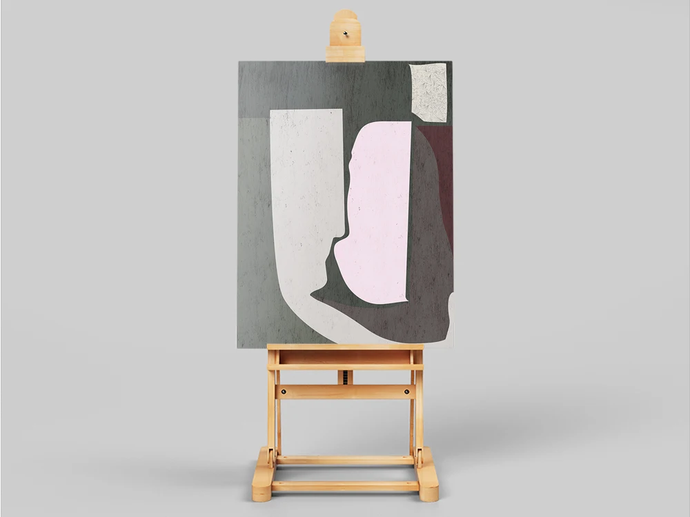 Современный абстрактный набор из 3 принтов современный коллаж минималистичный