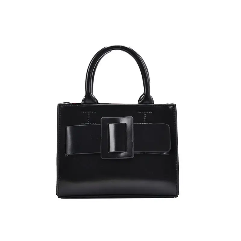 

Fashion PU Female Leather Handbags Women's Shoulder Bags Luxury Designer Ladies Crossbody Bags Simple Splicing Ms Messenger Bags